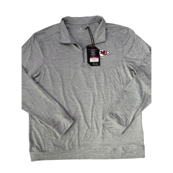 Men's antigua kansas city chiefs quarter zip - size Large - Picture 1 of 5